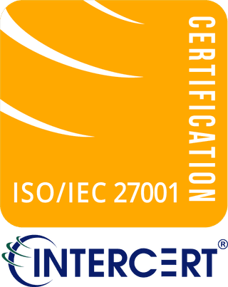 ISO/IEC 27001-certificeringsmerk van INTERCERT