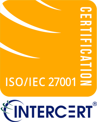 ISO/IEC 27001 certification mark by INTERCERT